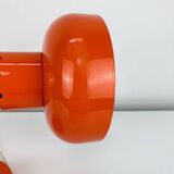 Vintage 70s orange spotlight wall light, space age