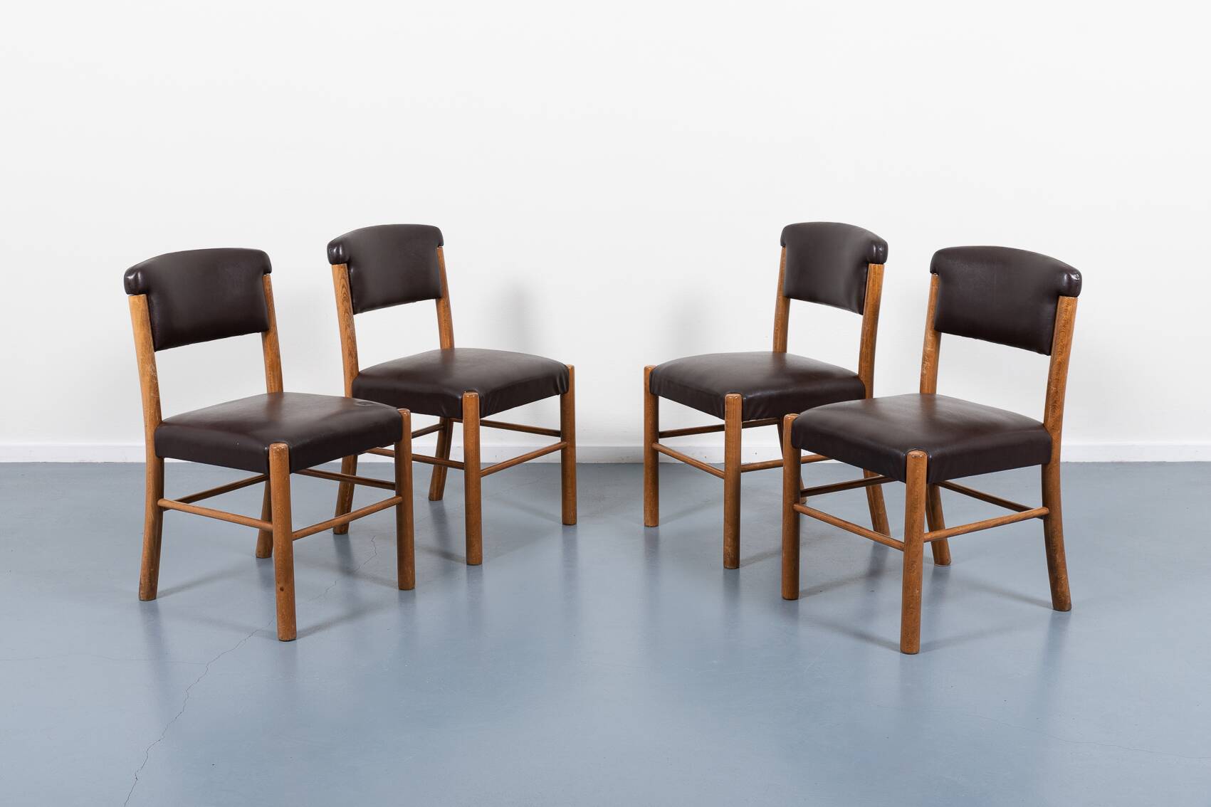 Chaises italiennes modernes du milieu du siècle, 1960