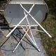 Old folding garden table