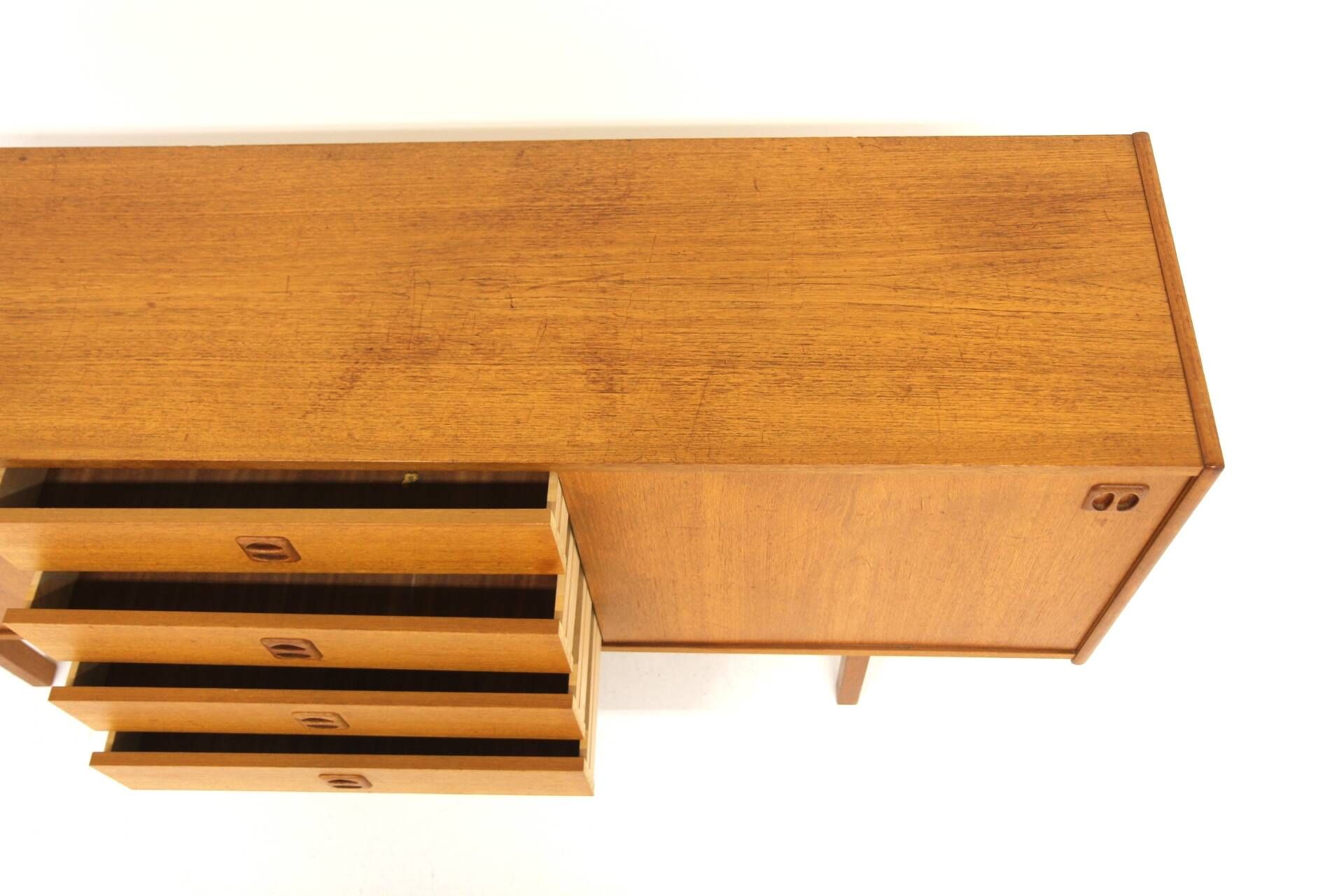 Scandinavian teak sideboard "Korsör", Möbel-Ikea, Sweden, 1960.