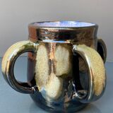 Atypical bowls in varnished stoneware by Sylvain Hublet