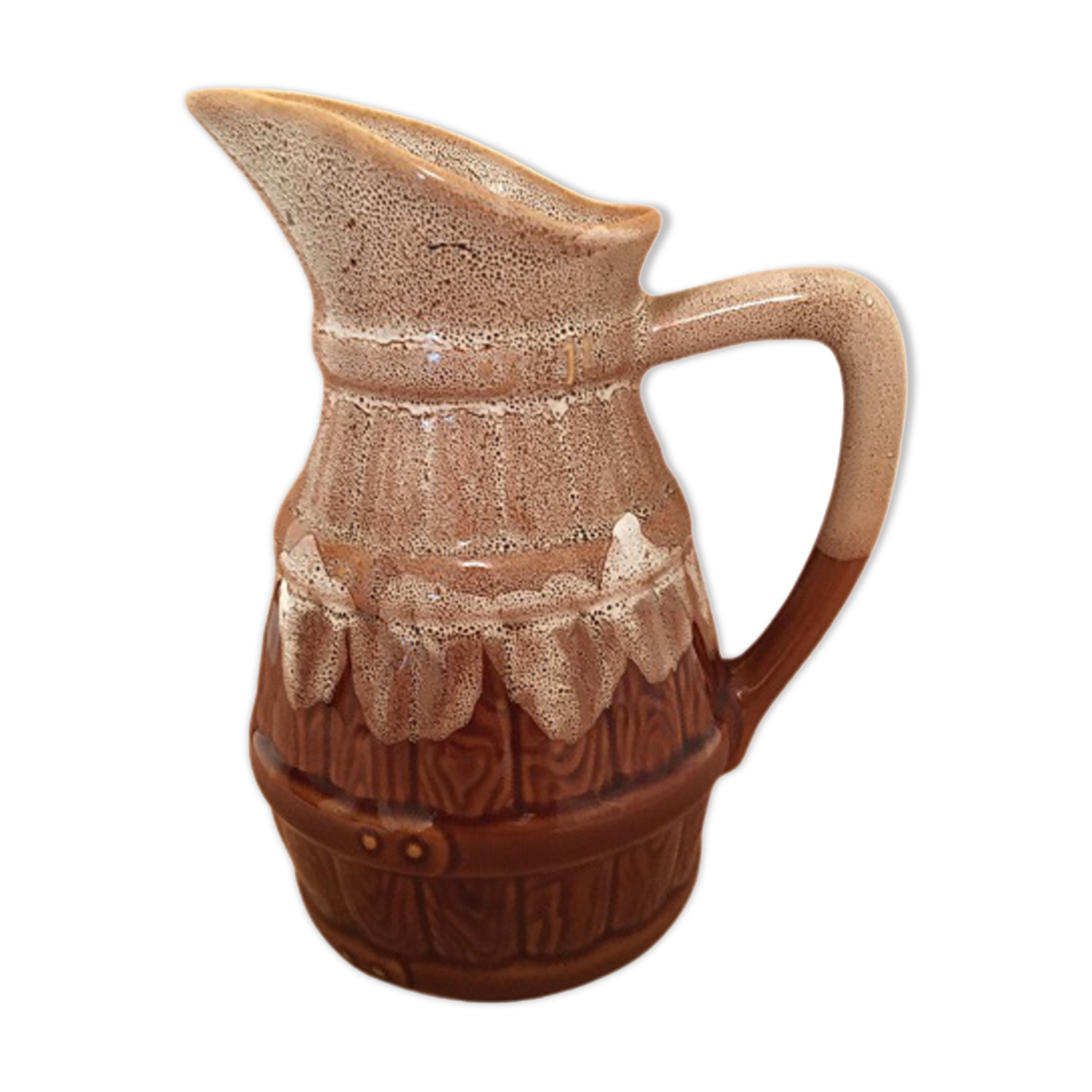Pitcher vase in flammé sandstone