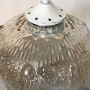 Vintage glass tulip hanging lamp