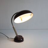 Metal Desk Lamp With Ring Light by Hala, the Netherlands 1950S