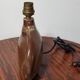 Ceramic lamp foot signed