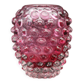 Vase Bugnato Barovier e Toso rose extraordinaire