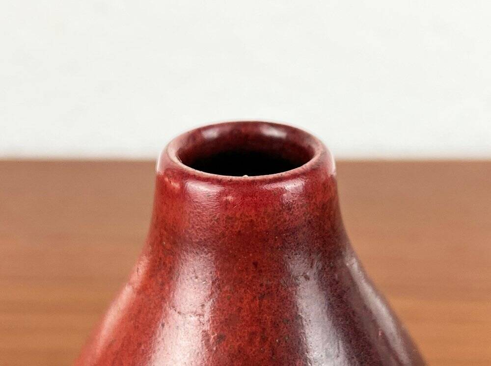 Ceramic vase from a German workshop from the mid-century by Jürgen Riecke, 1960s.
