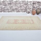 Tapis vintage neutre noué à la main sku 3591