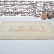 Tapis vintage neutre noué à la main sku 3591