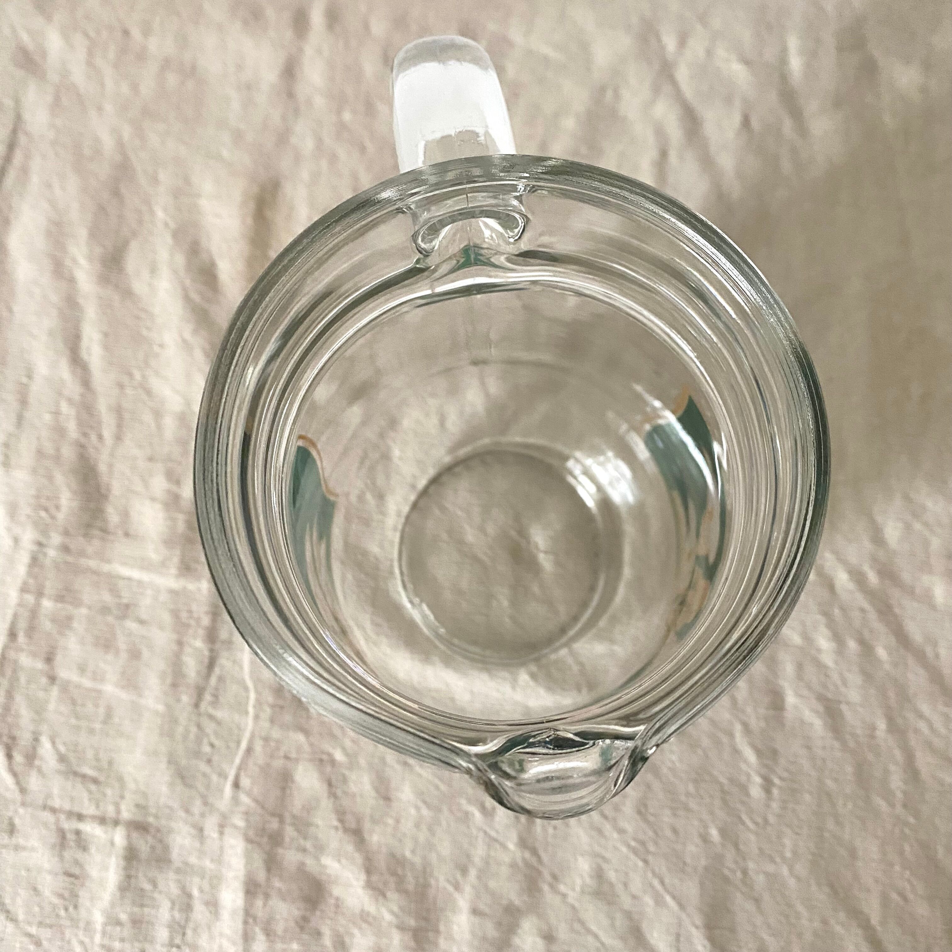 Vintage glass pitcher