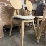 4 Compas chairs in solid ash
