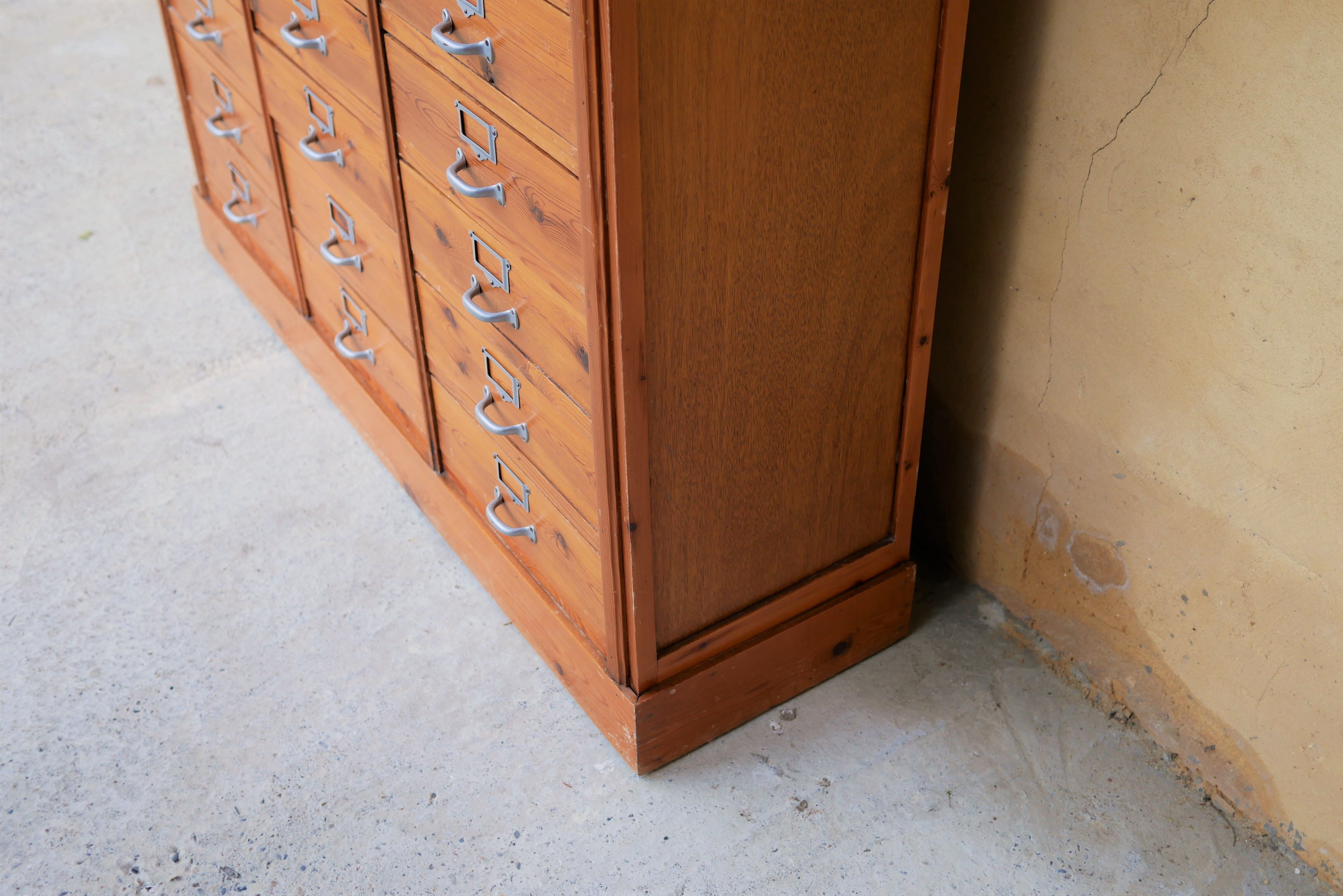 Vintage craft furniture with drawers