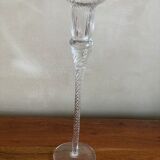 Bougeoir en verre soufflé