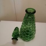 Italian bubbles glass carafe