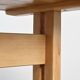 Solid pine table, Les Arcs, France.