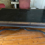Minister's desk on black leather Napoleon lll