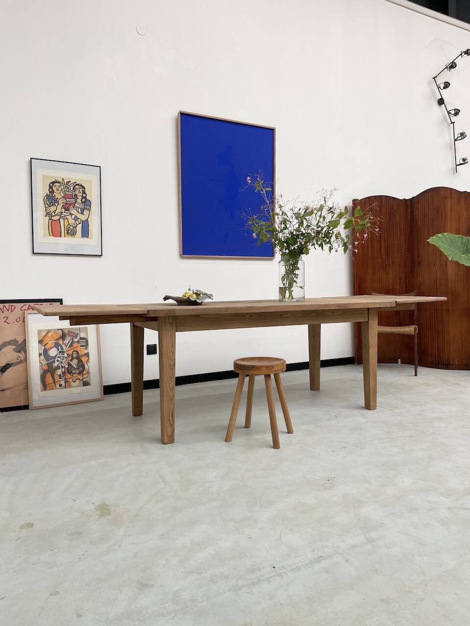 Oak farmhouse table 270 cm with extensions