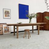 Oak farmhouse table 270 cm with extensions