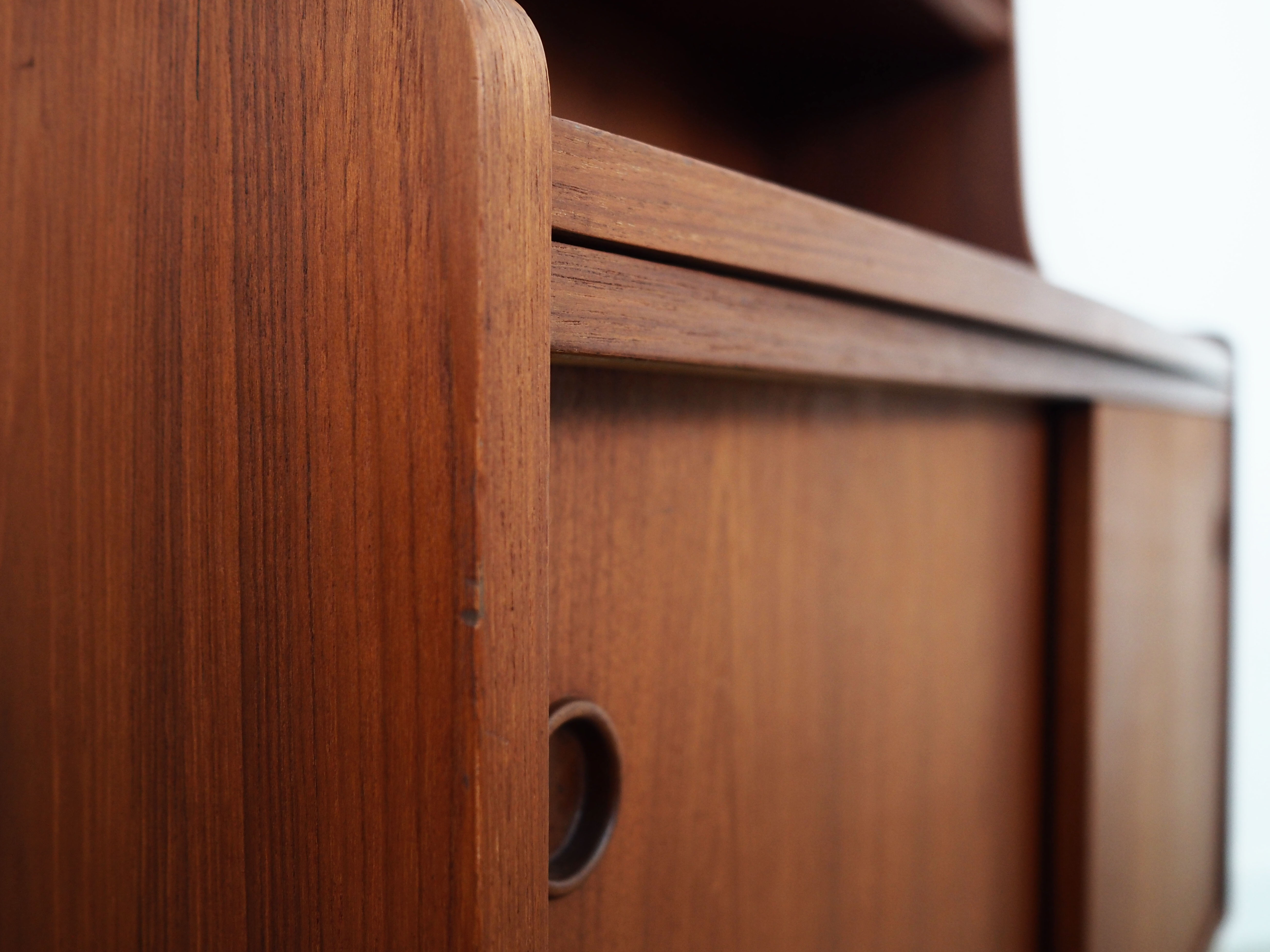 Teak bookcase, Danish design, 1960s, designer: Johannes Sorth, production: Bornholm