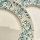 Set of 6 Antique Flat Plates "Figuig" Iron Earth – Longchamp 19th Century