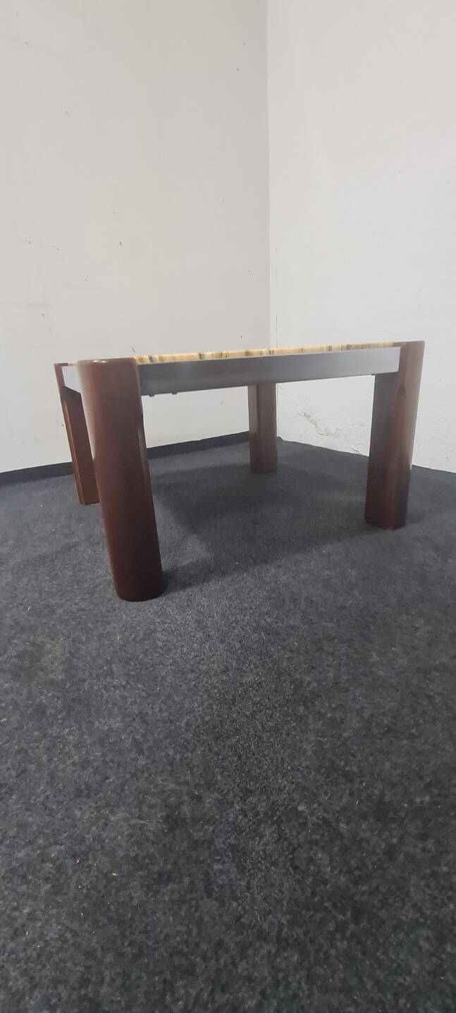 Vintage stone side table