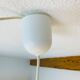 Mother-of-pearl flower suspension Rausch Capiz Germany, 70s