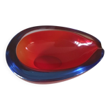 Murano 2-color ashtray or trinket tray
