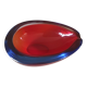 Murano 2-color ashtray or trinket tray