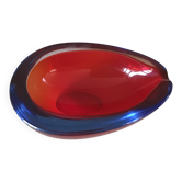 Murano 2-color ashtray or trinket tray