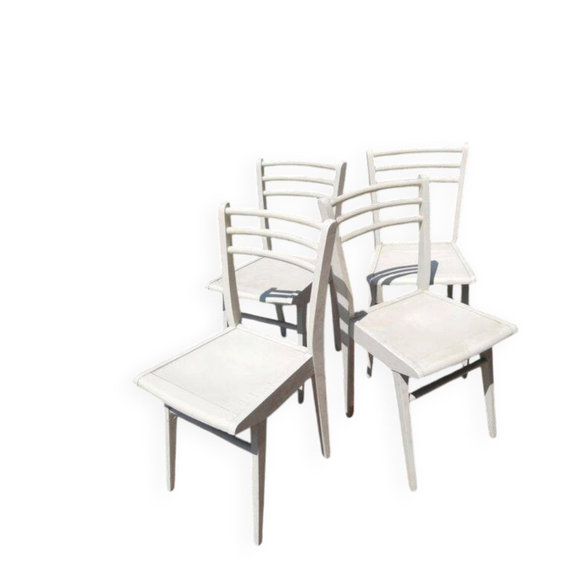 Lot de 4 chaises bistrot vintage Luterma