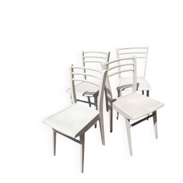 Lot de 4 chaises bistrot vintage Luterma