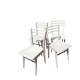 Lot de 4 chaises bistrot vintage Luterma