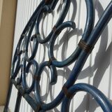 Tête de lit en rotin bambou vintage an 80