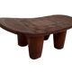 Vintage African hand-carved wooden Senufo stool bench design
