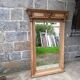 Carved wooden mirror, 168x112 cm