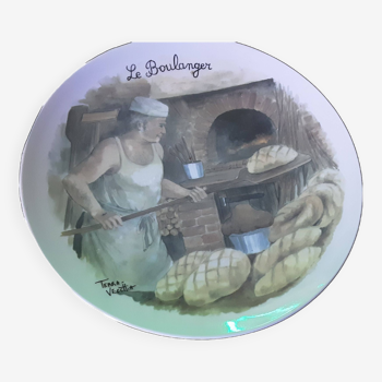 Provence ceramic plate loriol the baker