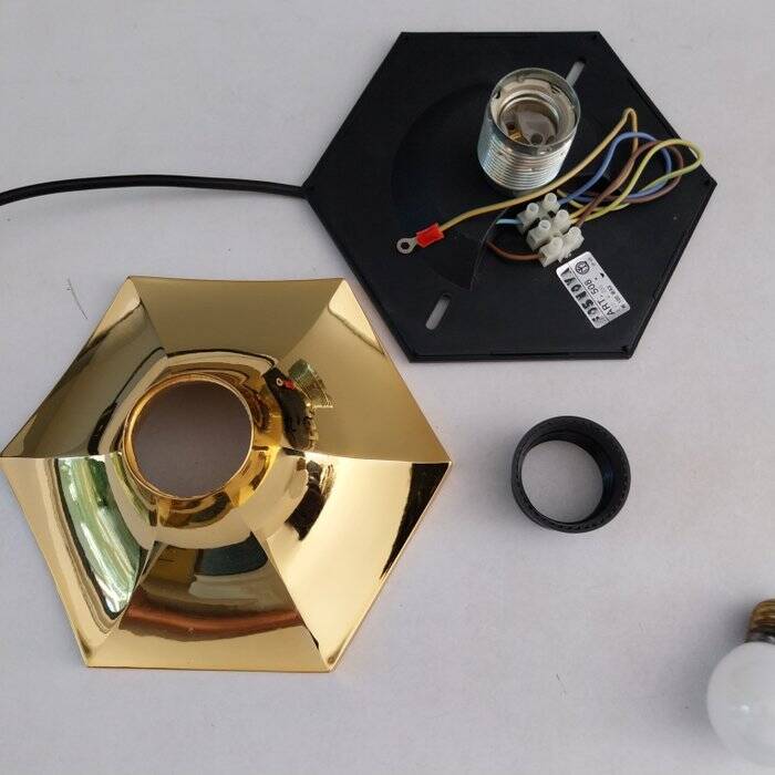 Cloe Italian wall lamp by Fosnova, 1980s
