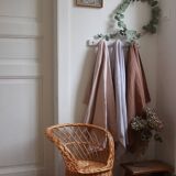 Children's armchair rattan basket
