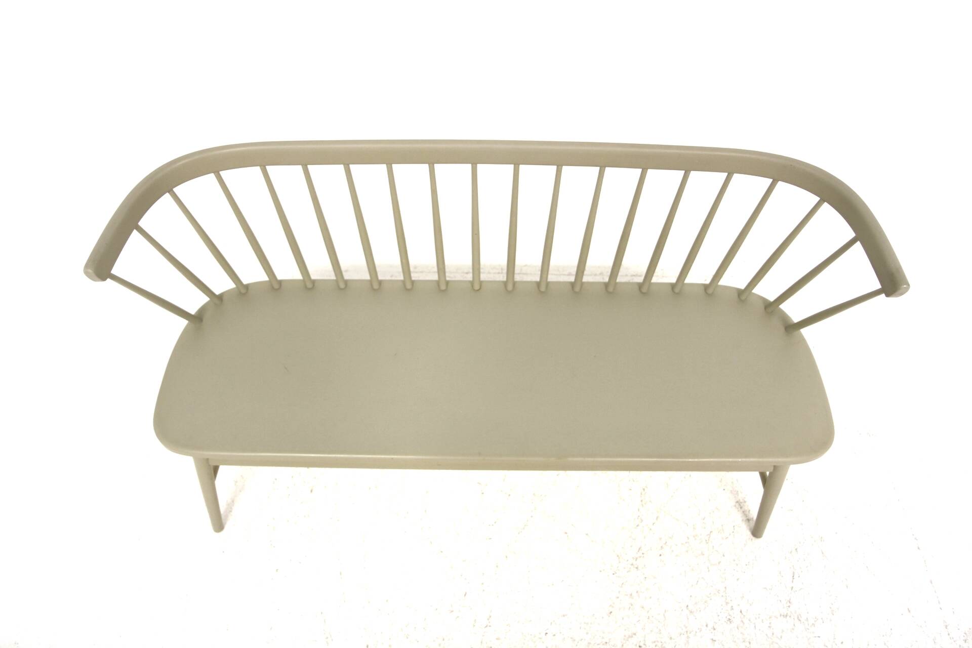Scandinavian bench "Florida" in beech, Wigells brothers, Sweden, 1950