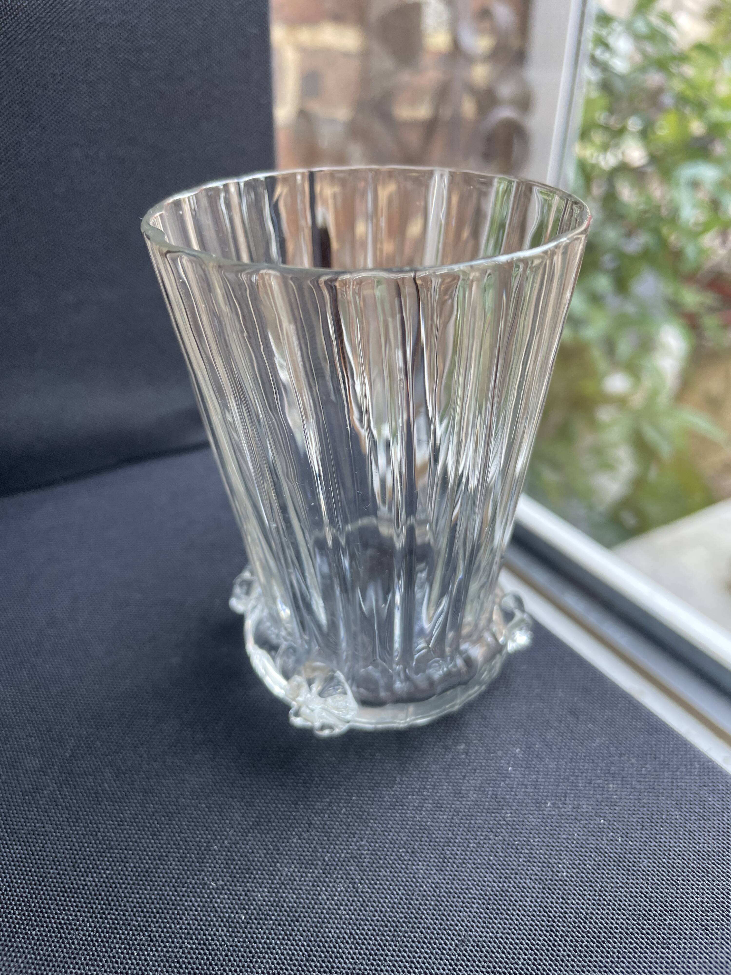 6 Daum Florentine service glasses – late 19th century