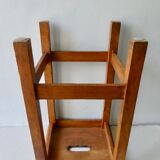 Handle workshop stool, solid wood