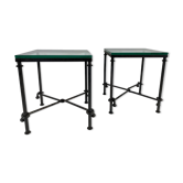 Struck steel coffee table