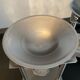 Pair of candlesticks/burner modernist perfume in chromed metal