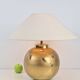 Vintage Sphere Brass Table Lamp by Louis Drimmer, France, 1970s