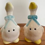 Set of 2 geese salt shakers