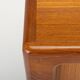 Danish teak cabinet with tambour doors, 1960s