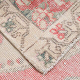 4x7 anatolian handmade vintage rug 215x138cm