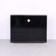 Art deco black and gold cabinets by Pierre Vandel, 1970s