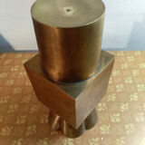 Post-modern bronze vase 80s