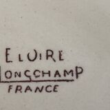 Antique Longchamp earthenware salad bowl